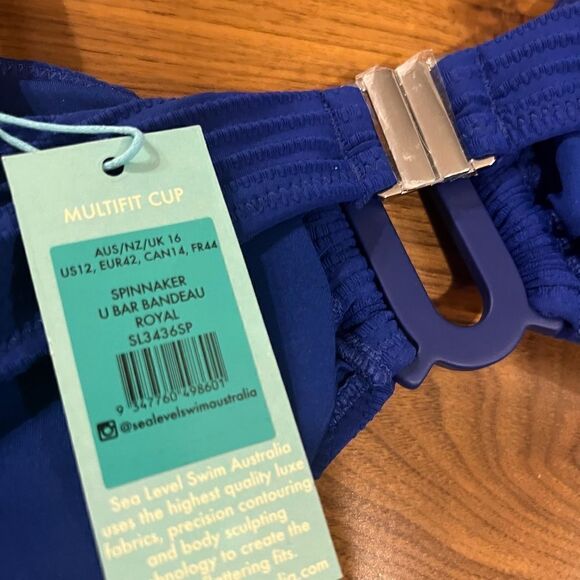 Sea Level swim Spinnaker bandeau size 12 NWT - Picture 8 of 12